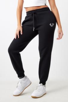 CRYSTAL HORSESHOE MID RISE JOGGER, image 1