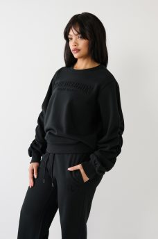 SUDADERA TRUE RELAJADA Y FRUNCIDA, image 3