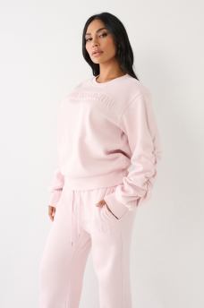 TRUE RUCHED RELAXED SWEATSHIRT, image 3
