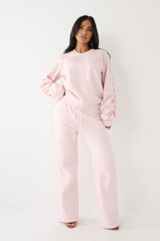 TRUE RUCHED RELAXED SWEATSHIRT, image 4