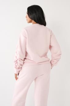 TRUE RUCHED RELAXED SWEATSHIRT, image 5