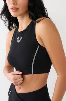  HORSESHOE LOGO SPORTS BRA TOP, image 3