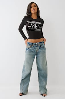 LONG SLEEVE LOGO BABY TEE, image 3