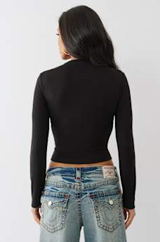 LONG SLEEVE LOGO BABY TEE, image 5
