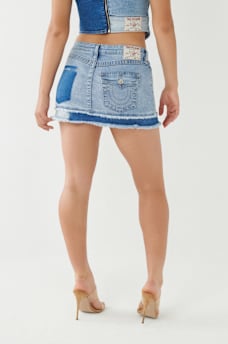 SADIE DENIM MINI SKIRT