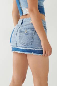 SADIE DENIM MINI SKIRT