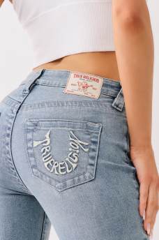 BECCA MID RISE BOOTCUT JEAN, image 1