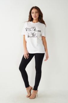 BUDDHA SPLATTER RELAXED TEE, image 4