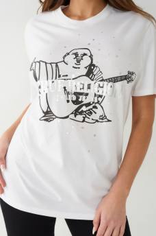 BUDDHA SPLATTER RELAXED TEE, image 1