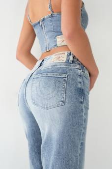 JEAN LEILA TAILLE HAUTE AVEC LA&Ccedil;AGE, image 7
