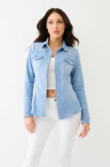 WESTERN DENIM SHIRT, image 3