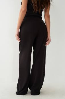 WIDE LEG LOGO TRIM JOGGER, image 6