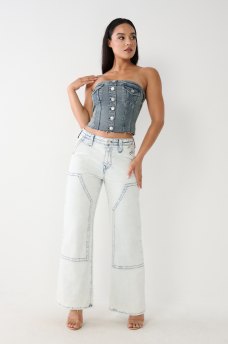 DENIM TUBE TOP, image 4