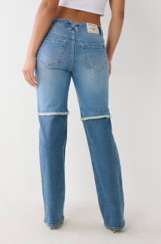 PANELED STRAIGHT JEAN, image 6