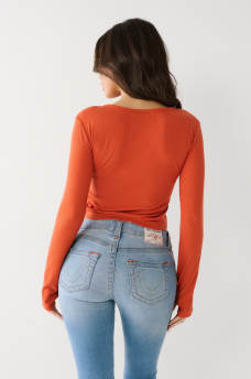 TIE FRONT TOP, image 5