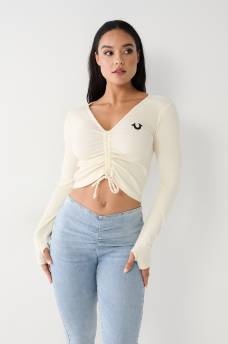 TIE FRONT TOP