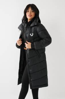 TRUE RELIGION LOGO LONGLINE PUFFER, image 5