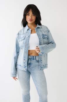 CRYSTAL OVERSIZED JIMMY JACKET, image 2