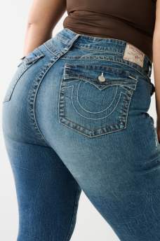 PLUS JENNIE MID RISE FLAP SKINNY JEAN