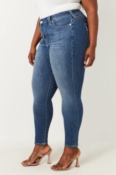 PLUS JENNIE MID RISE SKINNY JEAN, image 3