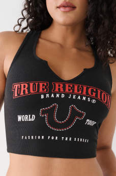 NOTCH CROP LOGO TANK