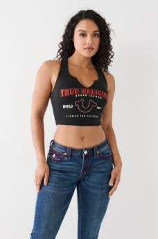 NOTCH CROP LOGO TANK