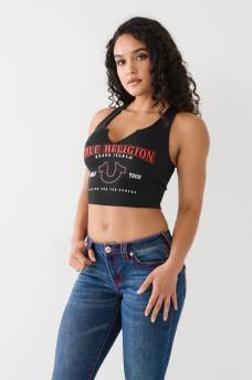 NOTCH CROP LOGO TANK