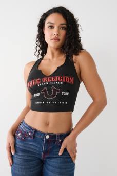 NOTCH CROP LOGO TANK