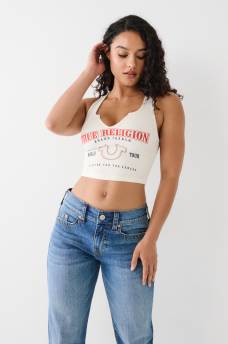 NOTCH CROP LOGO TANK