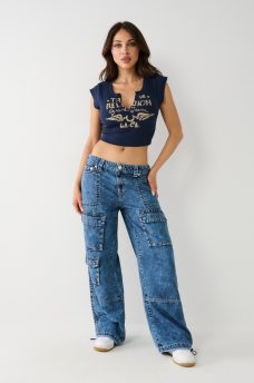 NOTCH CROP TEE, image 4