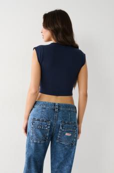 NOTCH CROP TEE, image 5