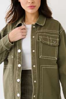 UTILITY BIG T OVERSIZED SHACKET, image 2