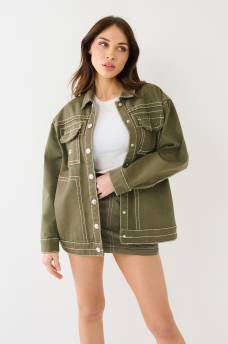 UTILITY BIG T OVERSIZED SHACKET