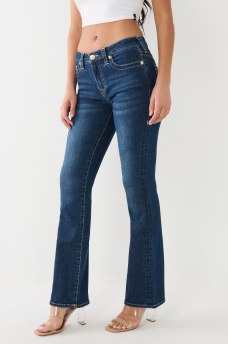 BECCA MID RISE SINGLE NEEDLE BOOTCUT JEAN, image 1