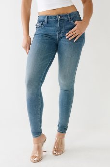 JEAN SKINNY COUPE GALB&Eacute;E MI-TAILLE &Agrave; COUTURES SIMPLES JENNIE, image 5