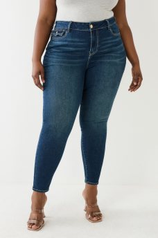  PLUS JENNIE MID RISE FLAP SKINNY JEAN, image 3