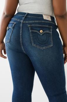  PLUS JENNIE MID RISE FLAP SKINNY JEAN