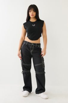 CRYSTAL HS CORSET CROP TOP , image 4