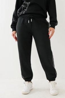 BIG T PUFF PRINT BOYFRIEND JOGGER, image 4