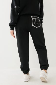 BIG T PUFF PRINT BOYFRIEND JOGGER, image 5