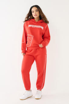 BIG T PUFF PRINT BOYFRIEND JOGGER, image 2
