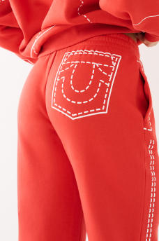 BIG T PUFF PRINT BOYFRIEND JOGGER, image 3