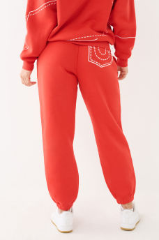 BIG T PUFF PRINT BOYFRIEND JOGGER, image 6