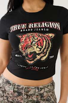 TIGER LOGO BABY TEE, image 1