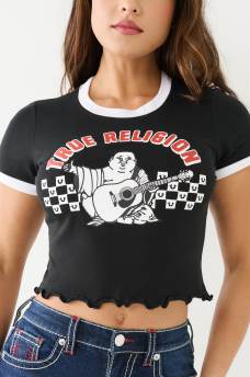 TR BUDDHA LOGO BABY TEE, image 1