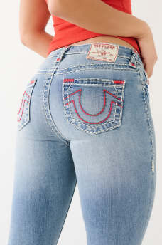 BECCA MID RISE SUPER T BOOTCUT JEAN, image 3