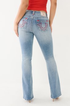 BECCA MID RISE SUPER T BOOTCUT JEAN, image 1