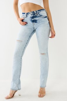  BILLIE ACID WASH STRAIGHT JEAN, image 1