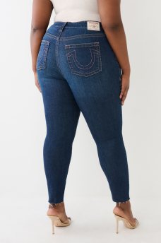 PLUS JENNIE HIGH RISE RAW CUT BIG T CURVY SKINNY JEAN, image 6