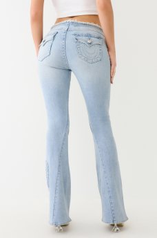 JOEY FRAYED WING HORSESHOE FLARE JEAN, image 1